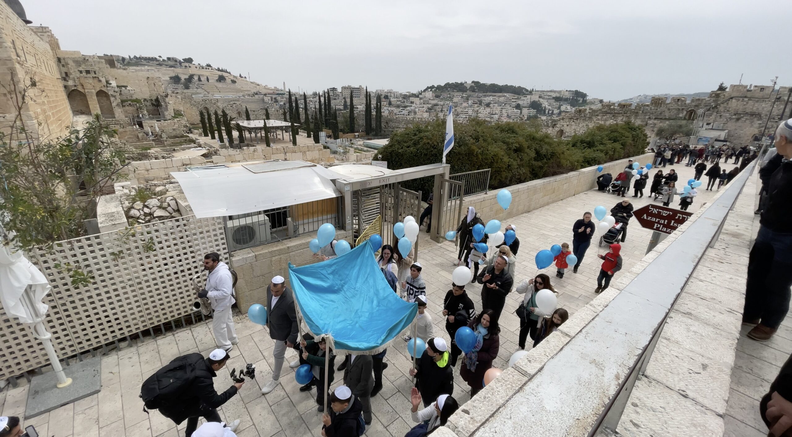 Celebración de Bar Mitzva en Jerusalén 