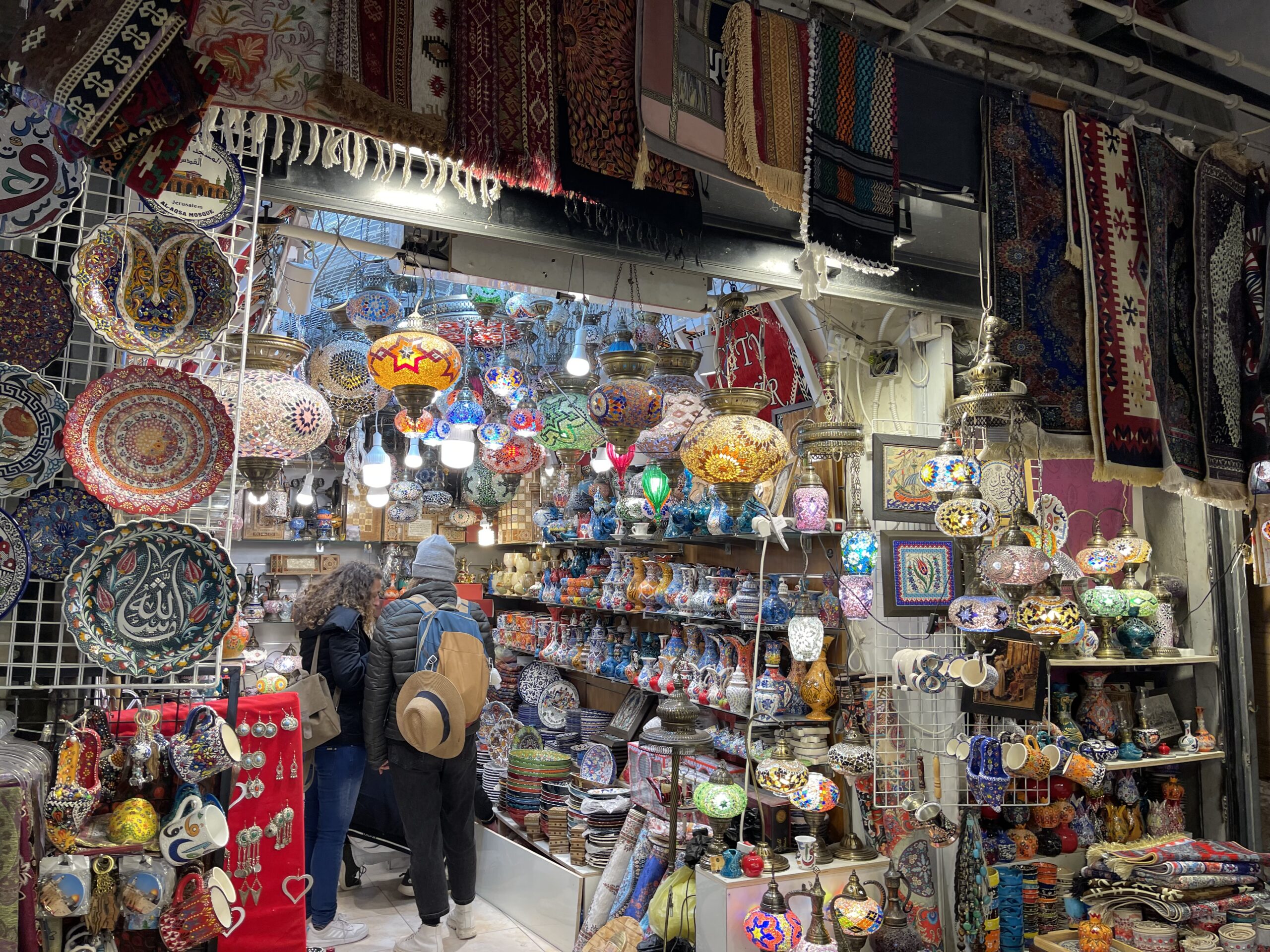 Mercado en la parte árabe de Jerusalén