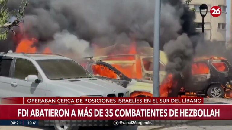 MEDIO ORIENTE | Israel reporta más de 35 combatientes neutralizados en una semana